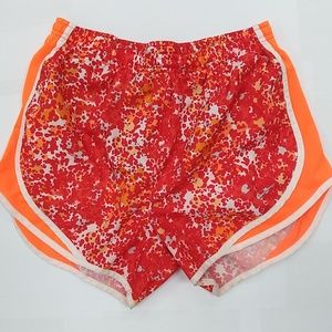 Nike Women's Dri-Fit Orange Running Shorts Size: S